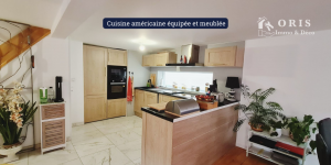 Cuisine américaine équipée et meublée