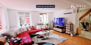 Pièce de vie de 40 m²
