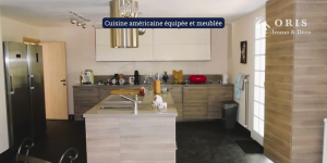 Cuisine américaine équipée et meublée