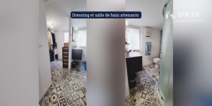 Dressing et salle de bain attenants