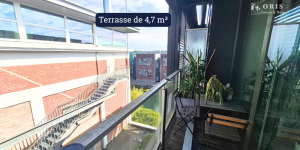 Terrasse de 4,7 m²