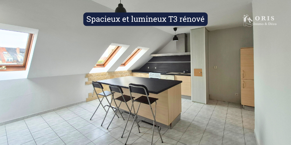 Spacieux et lumineux T3 rénové