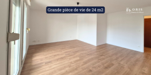 Grande pièce de vie de 24 m2