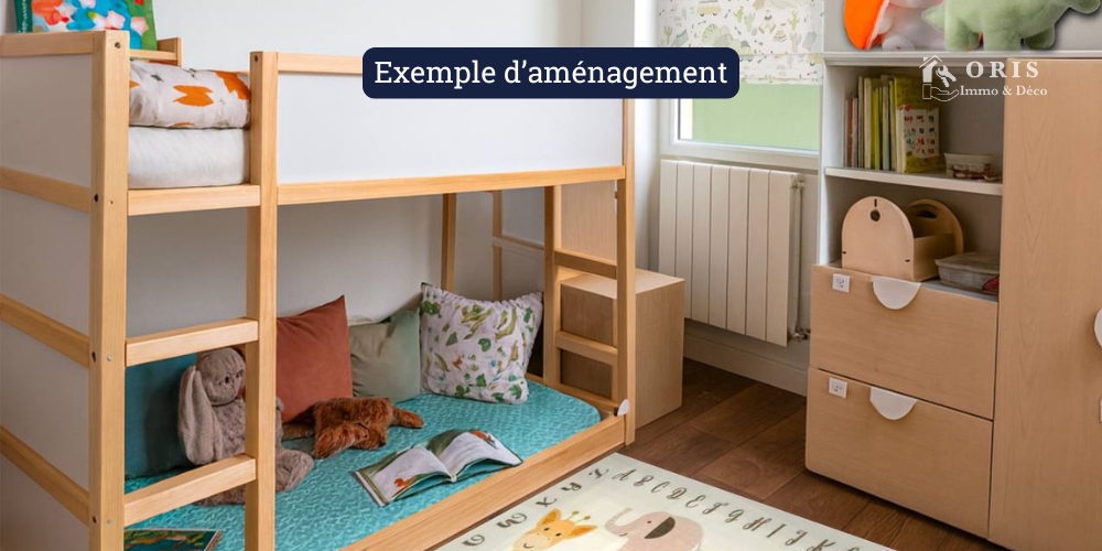 Exemple d’aménagement de la chambre d'enfant
