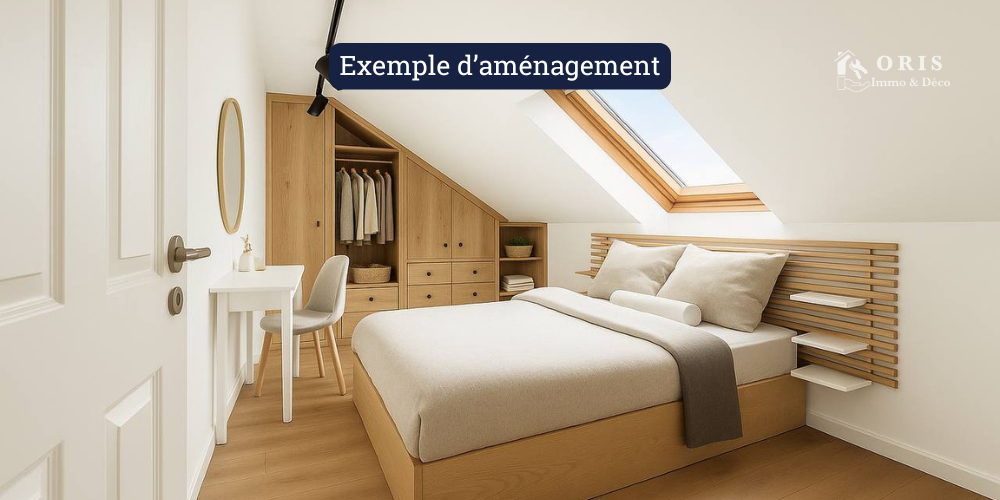 Exemple d’aménagement de la chambre des parents