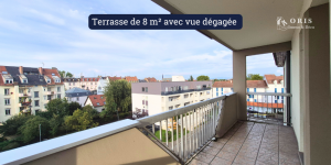 Terrasse de 8 m² avec vue dégagée